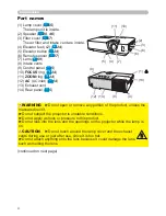 Предварительный просмотр 4 страницы Hitachi CP-EX250 User Manual