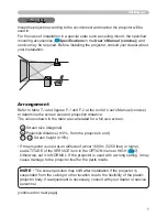 Предварительный просмотр 7 страницы Hitachi CP-EX250 User Manual