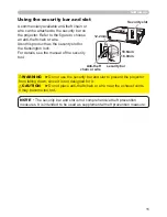 Предварительный просмотр 15 страницы Hitachi CP-EX250 User Manual