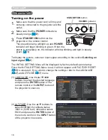 Предварительный просмотр 18 страницы Hitachi CP-EX250 User Manual