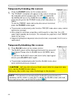 Предварительный просмотр 28 страницы Hitachi CP-EX250 User Manual