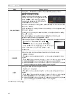 Предварительный просмотр 34 страницы Hitachi CP-EX250 User Manual