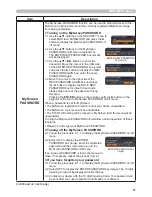 Предварительный просмотр 61 страницы Hitachi CP-EX250 User Manual