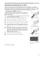 Предварительный просмотр 67 страницы Hitachi CP-EX250 User Manual