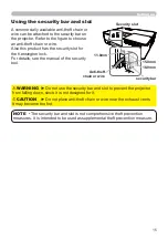 Preview for 15 page of Hitachi CP-EX303 User Manual