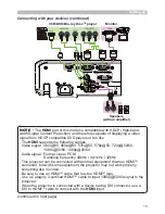 Preview for 13 page of Hitachi CP-EX400 User Manual