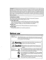 Предварительный просмотр 2 страницы Hitachi CP-L500A Operating Manual