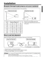 Preview for 9 page of Hitachi CP-L540E Operating Manual