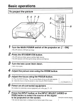 Preview for 9 page of Hitachi CP-L750W Operating Manual