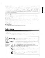 Preview for 3 page of Hitachi CP-L850W Operating Manual