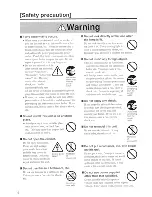 Preview for 4 page of Hitachi CP-L850W Operating Manual