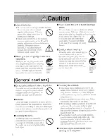 Preview for 6 page of Hitachi CP-L850W Operating Manual