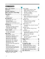 Preview for 2 page of Hitachi CP-RS56 series User'S Manual And Operation Manual