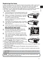 Предварительный просмотр 13 страницы Hitachi CP-RX250 User Manual