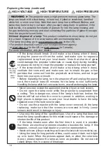 Preview for 14 page of Hitachi CP-RX250 User Manual