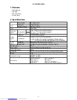 Preview for 2 page of Hitachi CP-RX70(M1-20EN) Service Manual