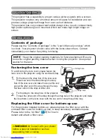 Preview for 12 page of Hitachi CP-RX70 User Manual