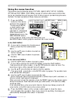 Preview for 29 page of Hitachi CP-RX70 User Manual