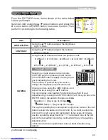 Preview for 32 page of Hitachi CP-RX70 User Manual