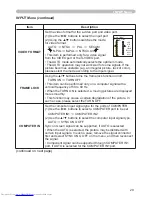 Preview for 38 page of Hitachi CP-RX70 User Manual