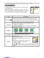 Preview for 40 page of Hitachi CP-RX70 User Manual