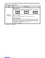 Preview for 49 page of Hitachi CP-RX70 User Manual