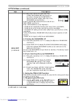 Preview for 52 page of Hitachi CP-RX70 User Manual