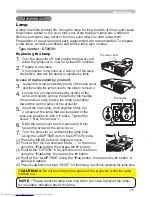 Preview for 54 page of Hitachi CP-RX70 User Manual