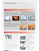 Preview for 2 page of Hitachi CP-RX79 Brochure & Specs