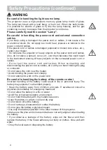 Preview for 5 page of Hitachi CP-RX79 User Manual