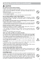 Preview for 6 page of Hitachi CP-RX79 User Manual