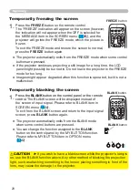 Preview for 29 page of Hitachi CP-RX79 User Manual