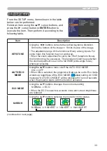 Preview for 42 page of Hitachi CP-RX79 User Manual