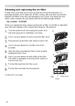 Preview for 61 page of Hitachi CP-RX79 User Manual