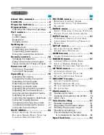 Preview for 11 page of Hitachi CP-RX80 - XGA LCD Projector Operating Manual