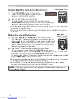 Preview for 29 page of Hitachi CP-RX80 - XGA LCD Projector Operating Manual