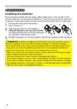 Preview for 13 page of Hitachi CP-RX80 - XGA LCD Projector User Manual