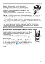 Предварительный просмотр 14 страницы Hitachi CP-RX80 - XGA LCD Projector User Manual