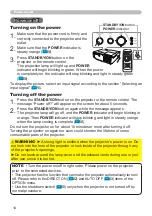 Preview for 15 page of Hitachi CP-RX80 - XGA LCD Projector User Manual