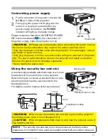 Preview for 20 page of Hitachi CP-RX82 User Manual