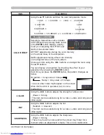 Preview for 36 page of Hitachi CP-RX82 User Manual