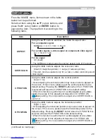 Preview for 38 page of Hitachi CP-RX82 User Manual