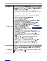 Preview for 54 page of Hitachi CP-RX82 User Manual