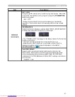 Preview for 56 page of Hitachi CP-RX82 User Manual