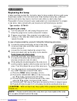 Preview for 62 page of Hitachi CP-RX82 User Manual