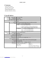 Preview for 2 page of Hitachi CP-S210 series Service Manual