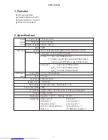 Preview for 3 page of Hitachi CP-S210 series Service Manual