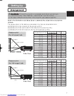 Предварительный просмотр 8 страницы Hitachi CP-S210 series User Manual