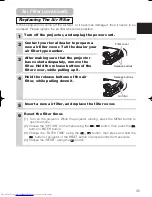 Предварительный просмотр 36 страницы Hitachi CP-S210 series User Manual