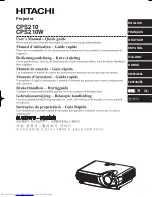 Предварительный просмотр 57 страницы Hitachi CP-S210 series User Manual